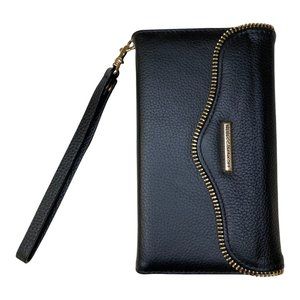 Rebecca Minkoff M.A.B. Tech Wristlet (Black Leather, Wallet, iPhone 7/8 Case)